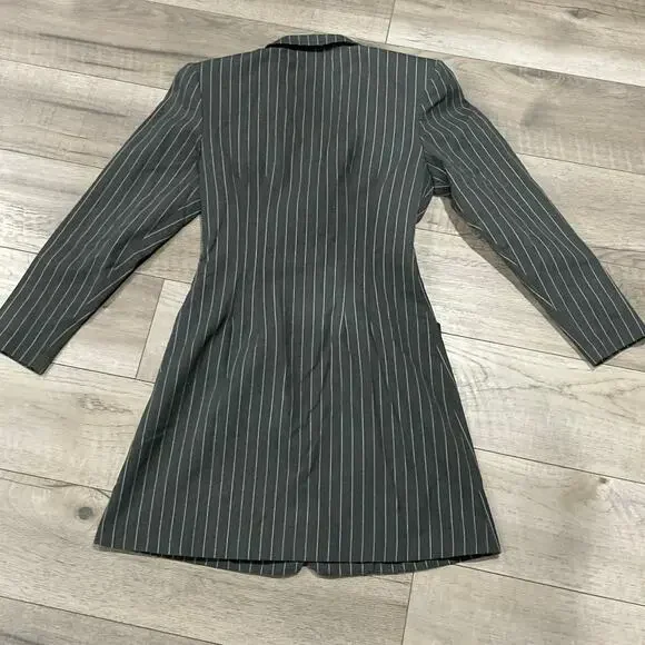 Alyn Paige pinstripe blazer dress size 5/6 - Picture 4 of 12